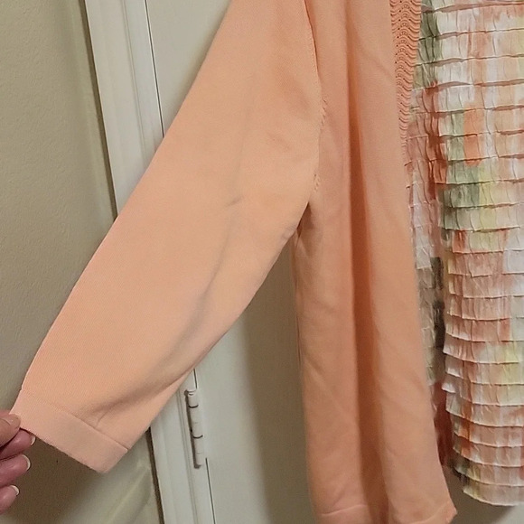 Alfred Dunner Women's Petite XL Tank with Attached Cardigan Spring Summer Cute - Picture 6 of 6